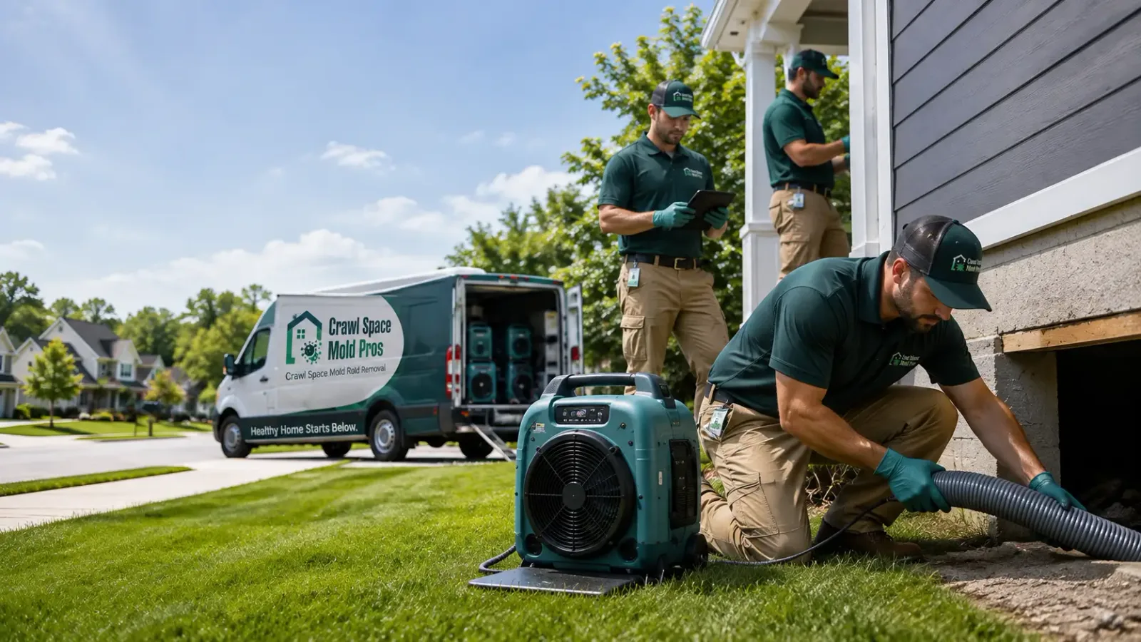 Crawl Space Mold Removal in Shelley, ID